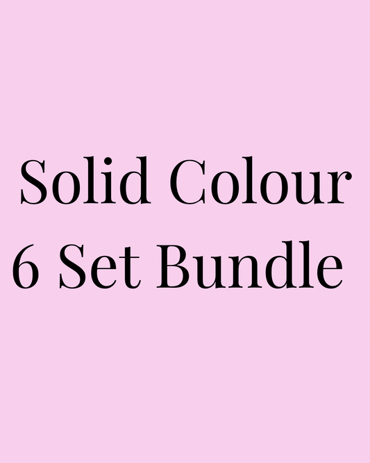 Solid Colour 6 Set Bundle