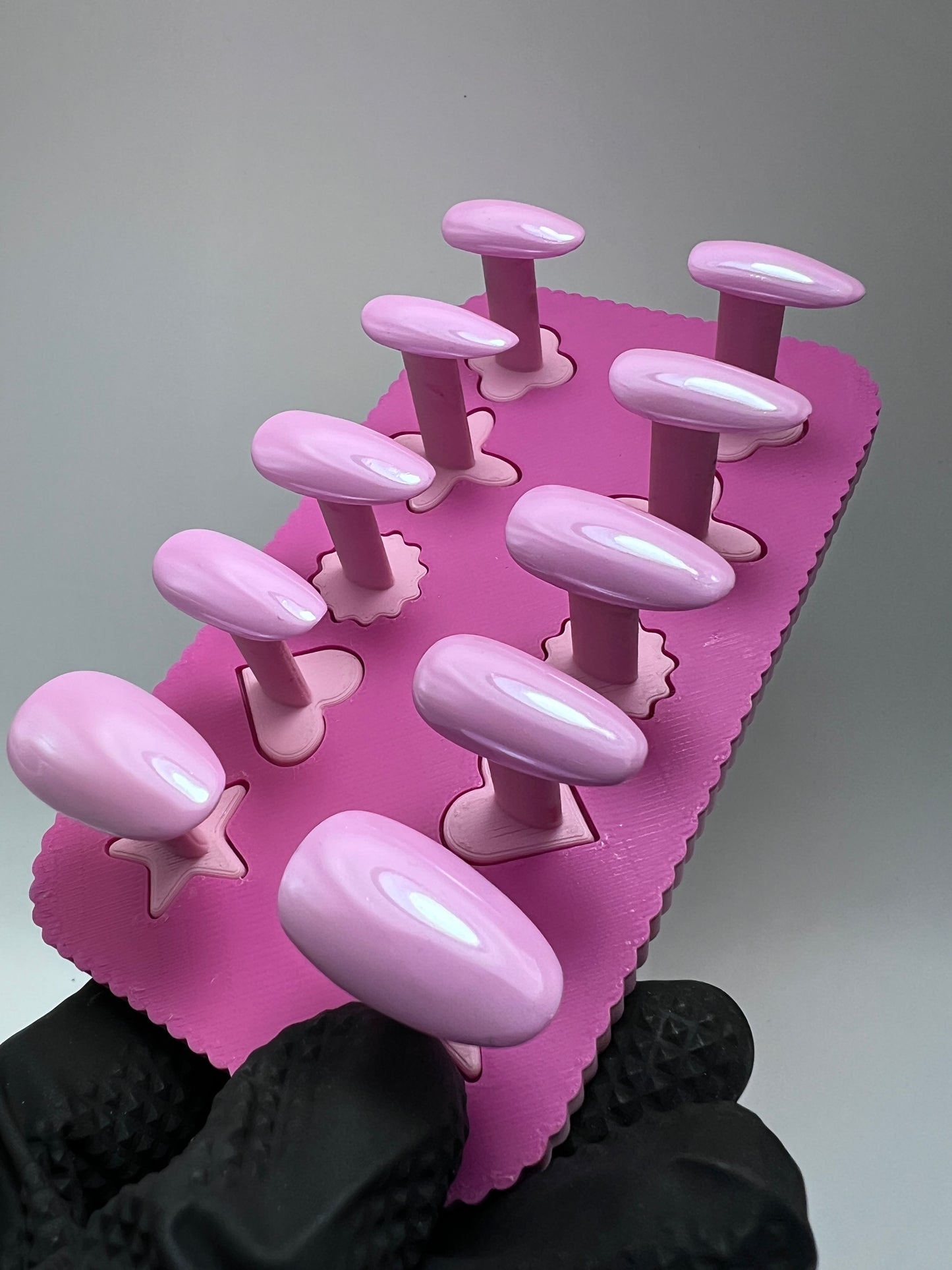 Blossom Chrome Press-On Nails