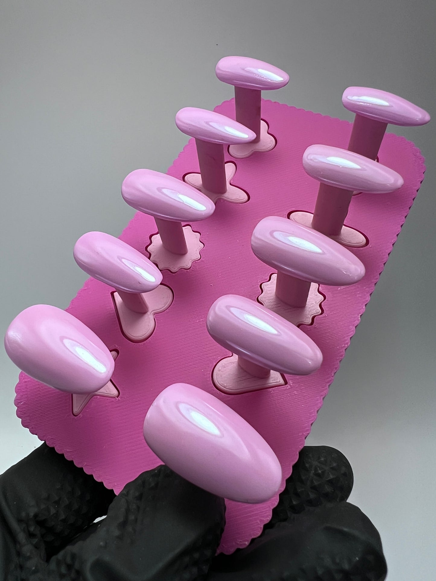 Blossom Chrome Press-On Nails