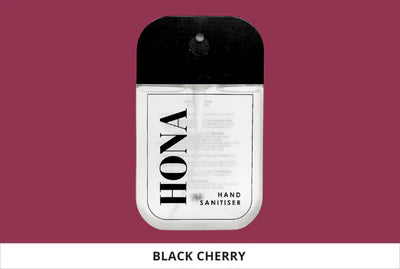 HONA Black Cherry Mini Sanitiser 50ml