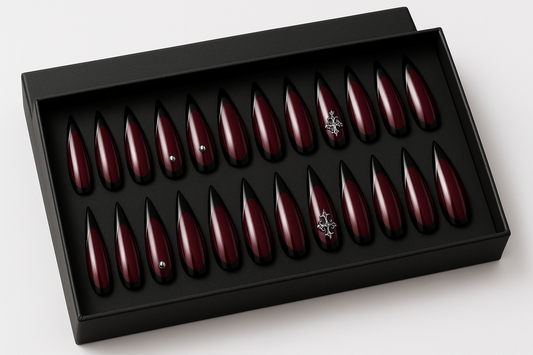 keep the nail design exactly as it is but make it a box of 24